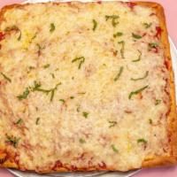 Plain Sicilian Cheese Pizza · Classic cheese or create your own pizza.