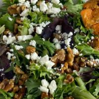 Mixed · Mixed Greens, Candied Walnuts, Feta Cheese and a Apple Cider Vinaigrette