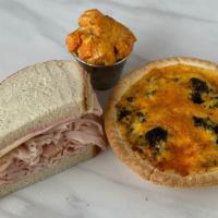 Quiche & Sandwich · With any 1/2 Sandwich
