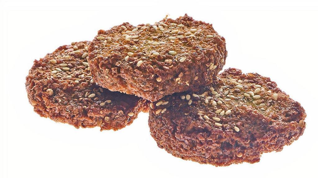 3 Pack Of Egyptian Falafel · Comes with your choice of dipping sauce.