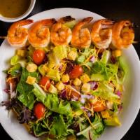 Tcb House Salad · Croutons, baby tomatos, red onion, romaine, young greens, avocado, radicchio, aged cheddar w...