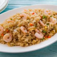 Fried Rice · Onion, carrot, scallion & egg in our special sauce.
Choice of shrimp, beef, chicken or veget...