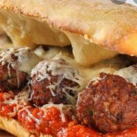 Meatball Sandwich · beef meatballs, parmesan, tomato sauce