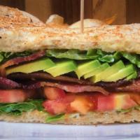 Blt & Avocado Sandwich · Applewood bacon, lettuce and tomato.