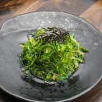 Seaweed Salad · 🥦 (Vegan) Seaweed tossed with roasted sesame seed and sesame oil.