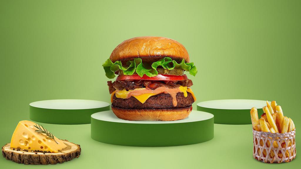 You'Re So Classic Burger · American beef patty topped with lettuce, tomato, onion, and pickles. Served on a warm bun.