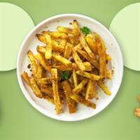Vampire Slayer Garlic Fries · (Vegetarian) Idaho potato fries cooked until golden brown and tossed with chopped garlic.