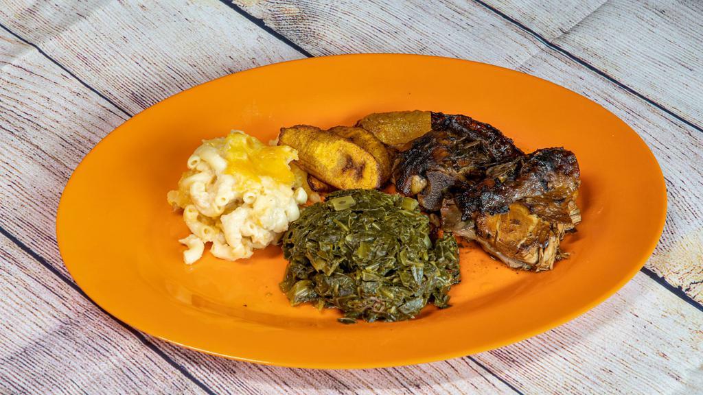 Jerk Chicken · Comes with two sides