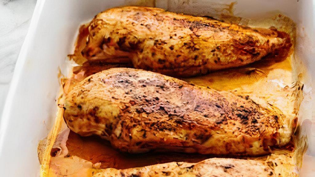 Baked Chicken  · Comes with two sides