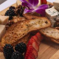 Cheese Plate · Choice of 3 kinds of cheese.