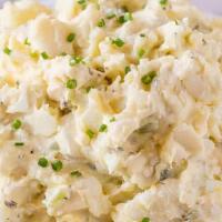 Homemade Potato Salad · 1 Lb of Potato Salad :
Fresh Roasted Potatoes, Celery, Garlic, Mayo, Salt , Pepper & Oregano