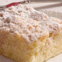 Gluten Free Crumb Cake · Just the thing to start the morning. 
 
Ingredients: Rice flour, potato starch, tapioca flou...