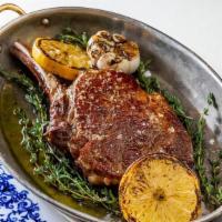 Costata Di Manzo* · 20 oz dry-aged prime ribeye steak . *Consuming raw or under-cooked meats, poultry, seafood, ...