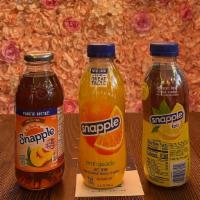 Snapple · Flavors: Peach Tea, Orangeade, Lemon Tea