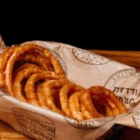 Onion Rings · Fresh made from scratch. served with 2 dips.