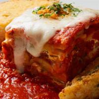 Meat Lasagna · Homemade meat lasagna made with pasture-raised prime angus beef ground sirloin and layered w...
