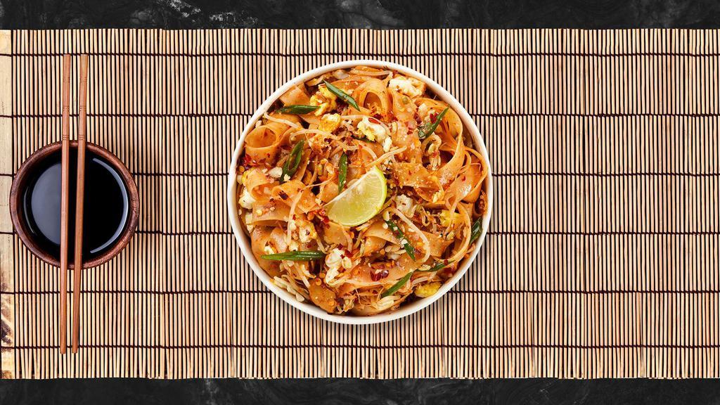 Crab Pad Thai Token · Crab meat, rice noodles, egg, bean sprout, scallion, peanut, and house pad thai sauce.