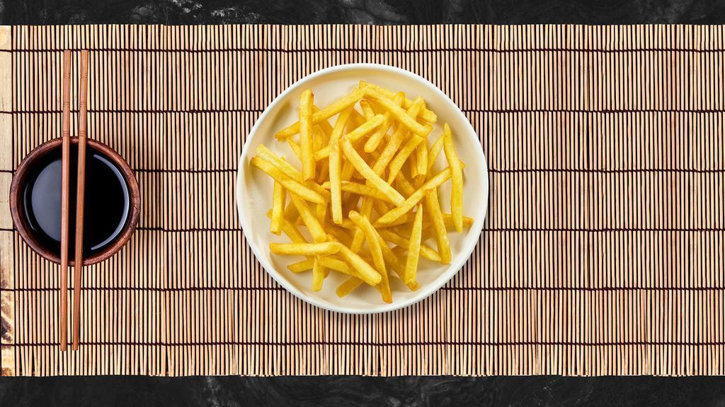 French Fries · (Vegetarian) Idaho potato fries cooked until golden brown and garnished with salt.