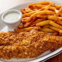 Fish & Fries · With homemade tartar sauce or chipotle mayo.