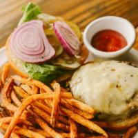 Cheese Burger · Lettuce, tomato, cheese onion, and chipotle mayo.