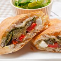 White Gyro Panini · Delicious beef gyro panini with our special white sauce.