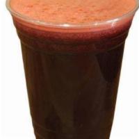 Hangover Killer · Apple, lemon, beets, ginger, and carrot.