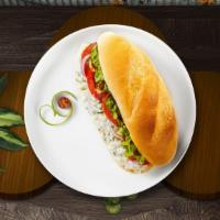 Tuna Hero Sandwich  · Tuna fish, lettuce, and tomato on hero sandwich.