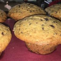 Assorted Muffins · Corn, blueberry, banana, marple and chocolate.