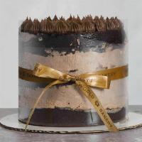 Chocolate Cake · Chocolate sponge cake with large amount of dark chocolate, layered with milk chocolate cream...