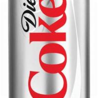 Diet Coke · Can of diet coke.