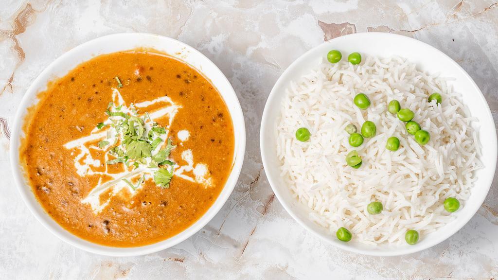 Dal Makhni · Black lentils slowly simmered and flavored with onion tomatoes sauce with the chef's special with the chef's special Himalayan sauce.
