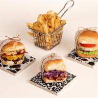 3 Slider Combo · Your choice of three sliders with fries and a drink.