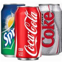 Soda · Coke, Sprite, or Diet Coke.