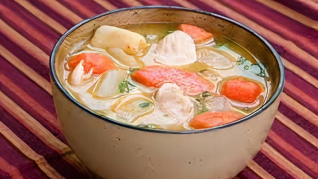 Chicken Soup · jamaican style chicken and vegetable soup