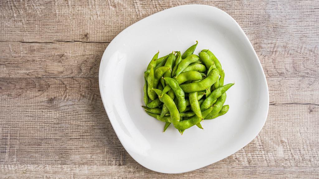 Edamame · Steamed green soy beans.