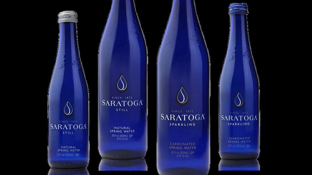 Saratoga Sparkling Water · 12 oz carbonated spring water