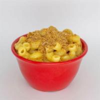 Large Mac N Cheese · Cheesy, gooey, creamy and oh-so-delicious Mac and Cheese topped with Bread Crumbs.