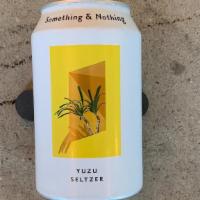 Something & Nothing Seltzer Yuzu · Yuzu