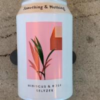 Something & Nothing Seltzer Rose · Hibiscus