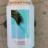 Something & Nothing Seltzer · Cucumber