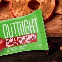 Outright Apple Cinnamon Peanut Butter Protein Bar · Wholesome protein goodness with a fresh, nut-butter base with 15g of protein per bar.