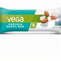 Vega Coconut Almond Protein Bar · Vega Protein bars bring you 10g of plant-based protein.