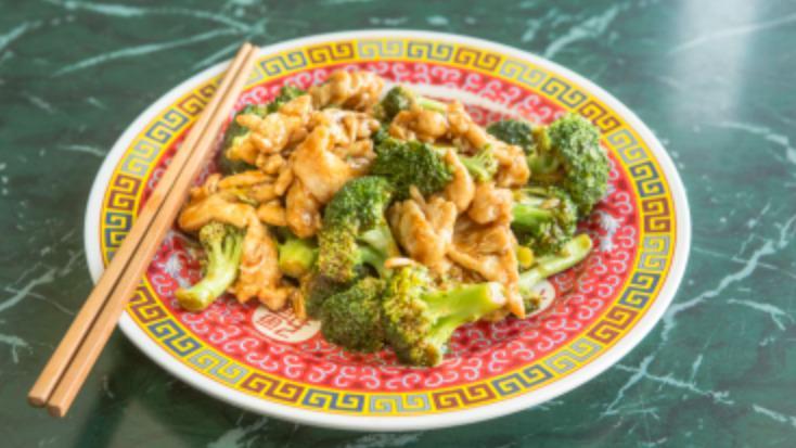 Chicken With Broccoli Lunch Special · Served with rice and choice of side.