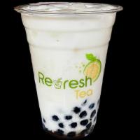 Almond Milk Tea · No Boba in this item, add topping if you want.