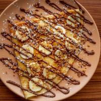 Bananatella · Waffle/Crepe with Bananas - Praline Crunch  - Nutella