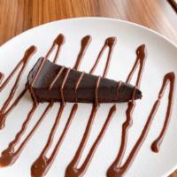 Flourless Chocolate Cake (Cake With Sauce) · Flourless Chocolate Cake - Milk Chocolate Sauce