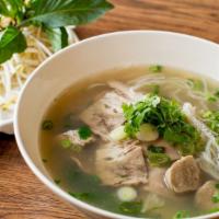 Phở King · #1 favorite. Beef eye round, brisket, omasum, tendon, and beef meatball. Beef broth and rice...