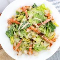 Caesar Salad With Grilled Shrimp · 