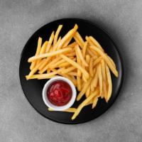 French Fries · Enjoy our crispy golden fries seasoned with salt & pepper.