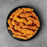 Chicken Fingers Classico · These delicious chicken tenders are double crusted and served with the patron?s choice of di...